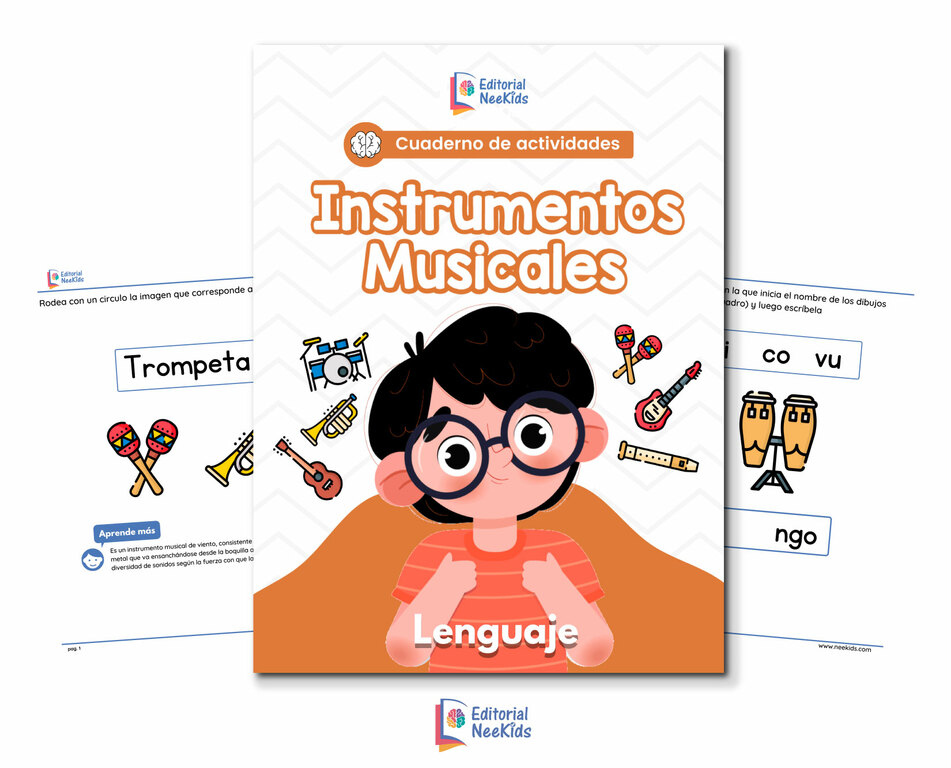 Cuaderno De Lenguaje Instrumentos Musicales Profe Social