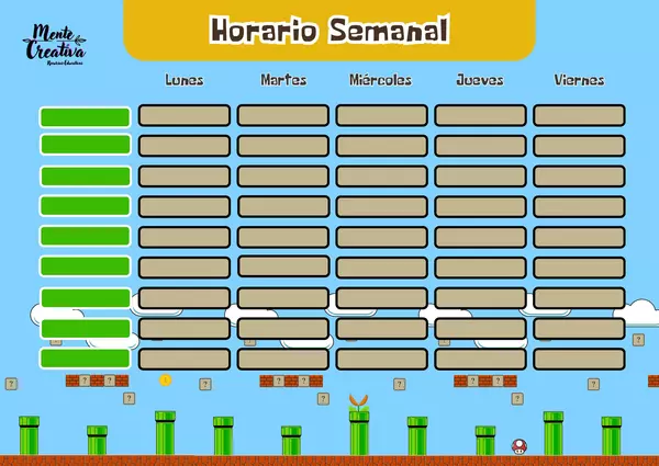 Horario Semanal Profe Social