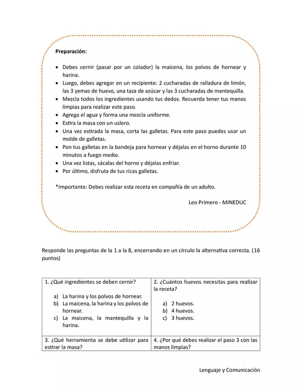 Evaluaci N Diagn Stica Lenguaje Y Comunicaci N A O B Sico Profe