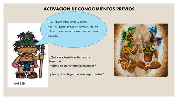 ppt la leyenda del colibri -quinto básico