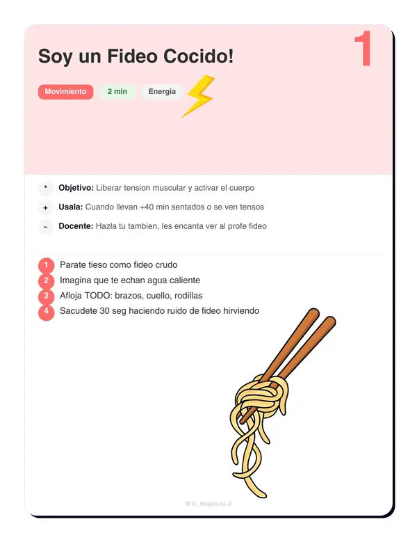 ¡Breaks al Rescate! 20 Pausas Activas para el Aula – 1° a 8° Básico