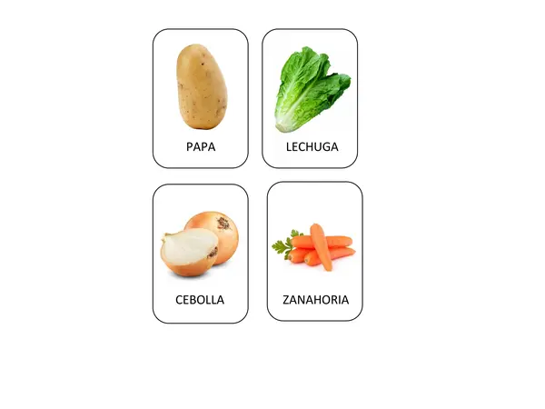 Memorice verduras