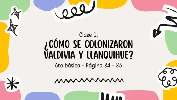 Colonización de Valdivia y Llanquihue 