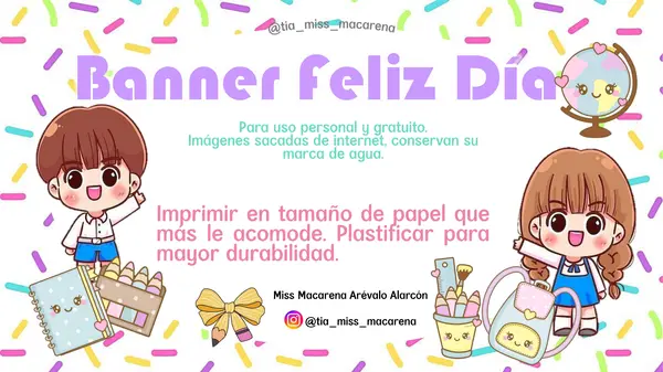 Banner Feliz Día