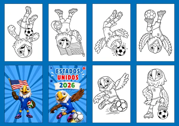 Mini Libro Armable Estados Unidos Mundial 2026 | Actividad Imprimible