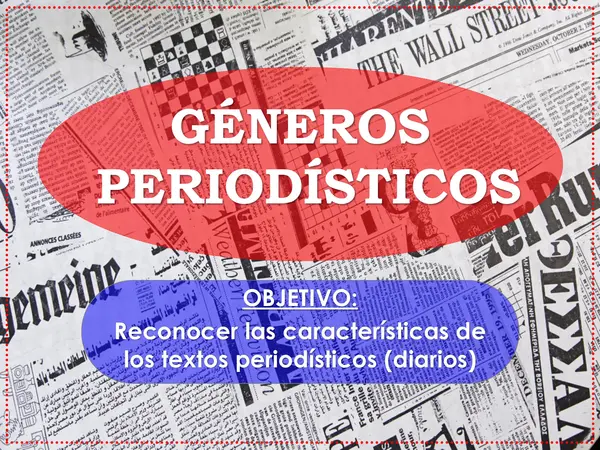 Géneros Periodísticos