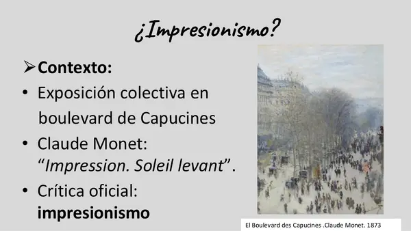 Arte impresionista- 5° básico