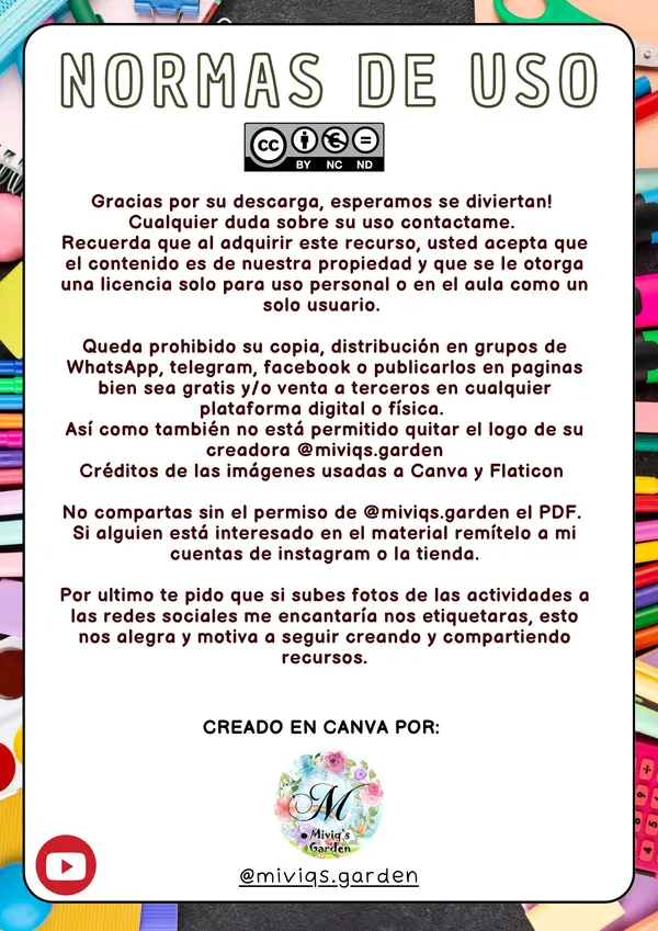 Juego de cartas Útiles Escolares (Dobble Spot It Game)