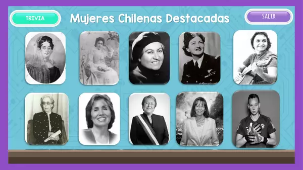 PowerPoint Interactivo Mujeres Chilenas Destacadas