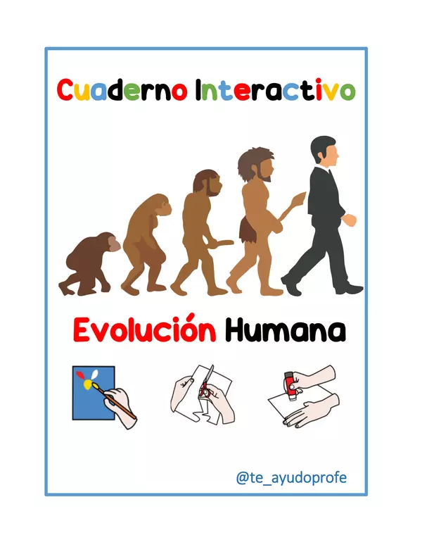 Cuaderno Interactivo - Evolución Humana