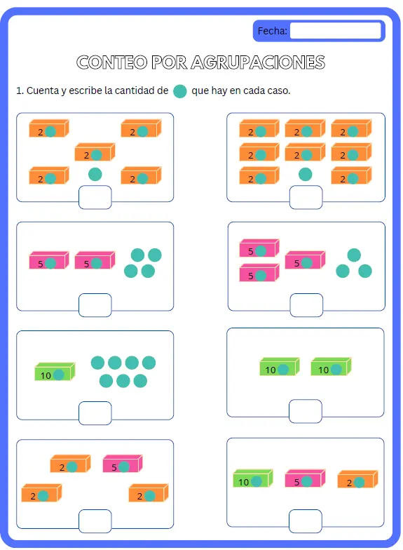 Pack fichas de aprendizaje "Números"