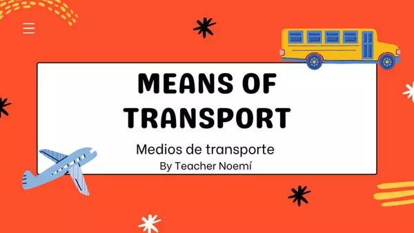 Means of transpotation