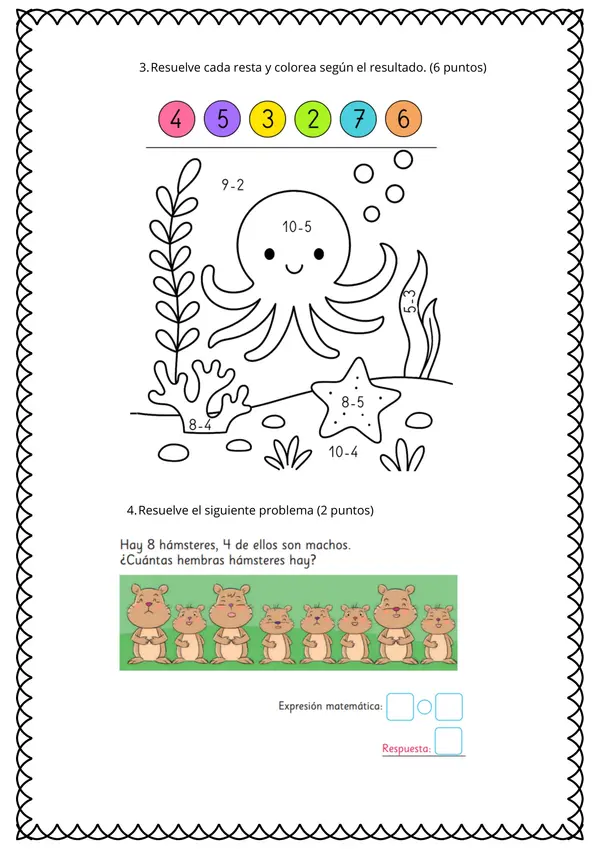 Evaluación de Matemáticas 