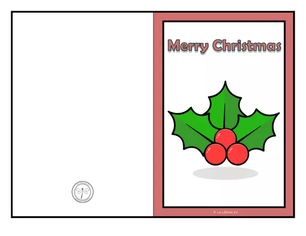 Christmas Cards Folding Gifts Tags Santa Coloring Tarjetas de regalos Navidad 2