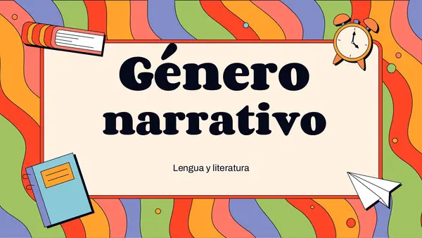Género narrativo 