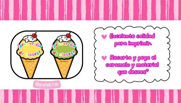 Souvenir ¡Primer Día de Clases!