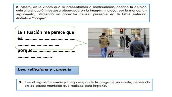 Clase "opinión" sobre narraciones 6°