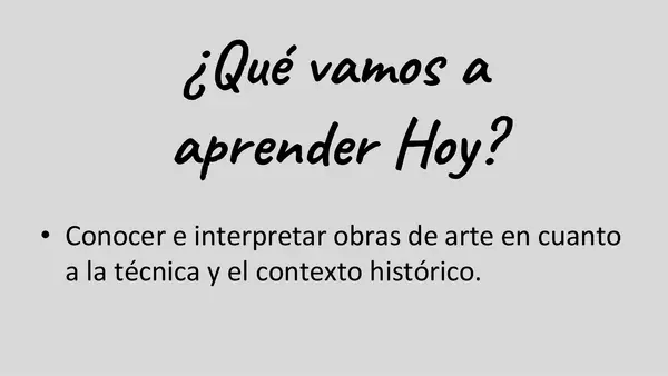 Arte impresionista- 5° básico