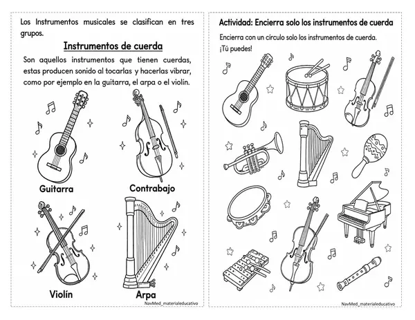 Tipos de instrumentos musicales