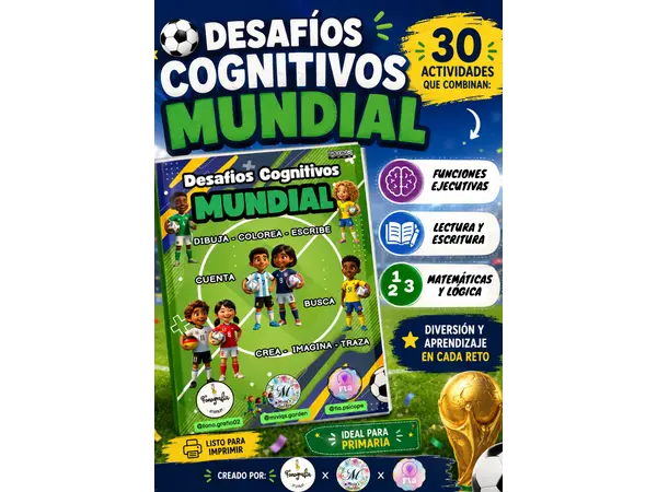Desafíos Cognitivos en el Mundial (30 actividades)