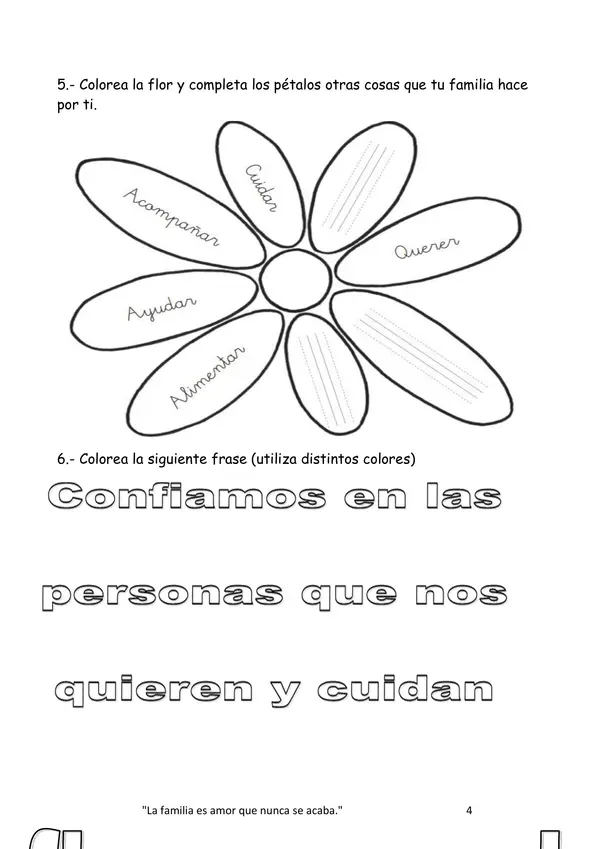 Unidad 3: Todos necesitamos del cuidado de los demás para poder vivir 