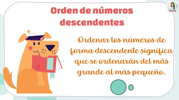 Orden de números descendentes
