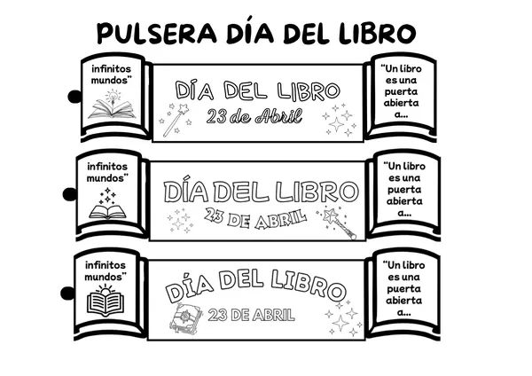Pulsera Día del Libro