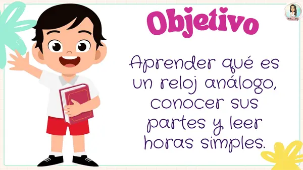 La hora en reloj análogo