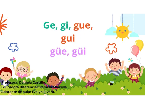 Ge, gi, gue, gui, güe, güi