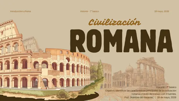 Civilización Romana, Historia – 7° básico