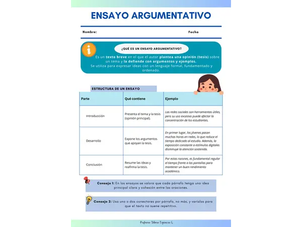 Cómo escribir un Ensayo Argumentativo