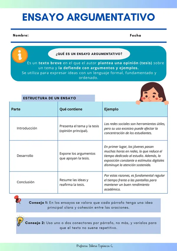 Cómo escribir un Ensayo Argumentativo