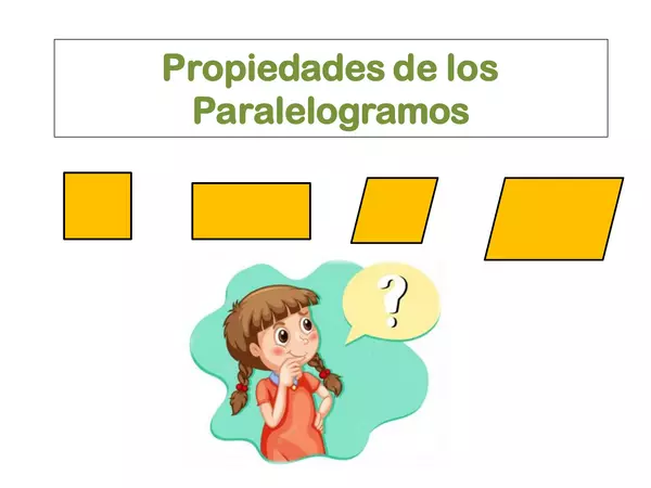 Ppt - Propiedades de los paralelogramos