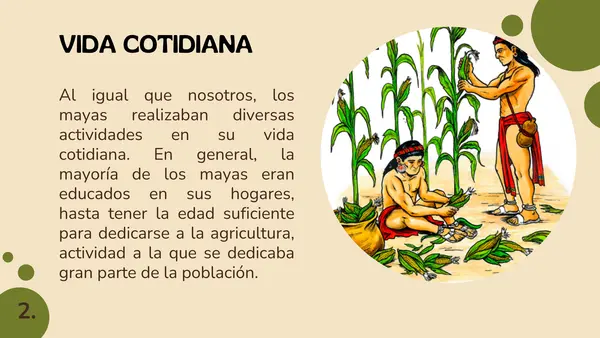 Presentación Vida cotidiana, cultura y religión maya