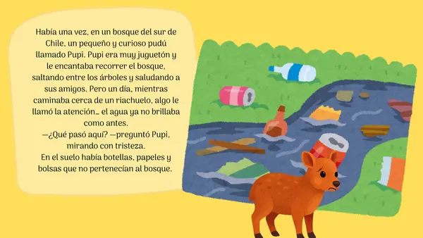Clase  Exploración del Entorno Natural para niños y niñas de Kinder y Pre Kínder sobre el reciclaje