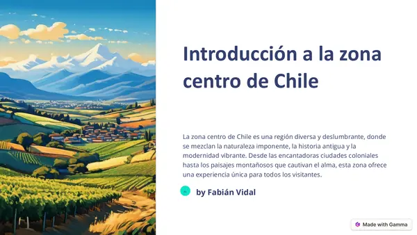 Zona centro de Chile