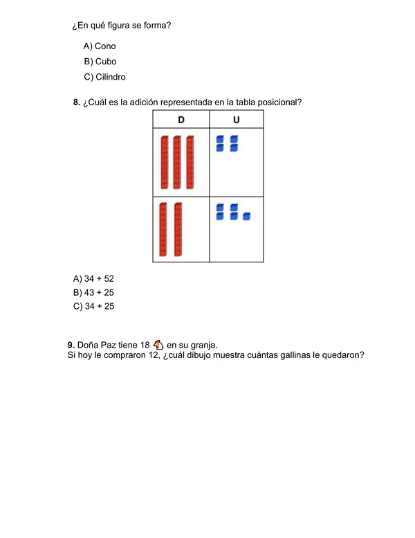 Evaluación 2 básico matemática 