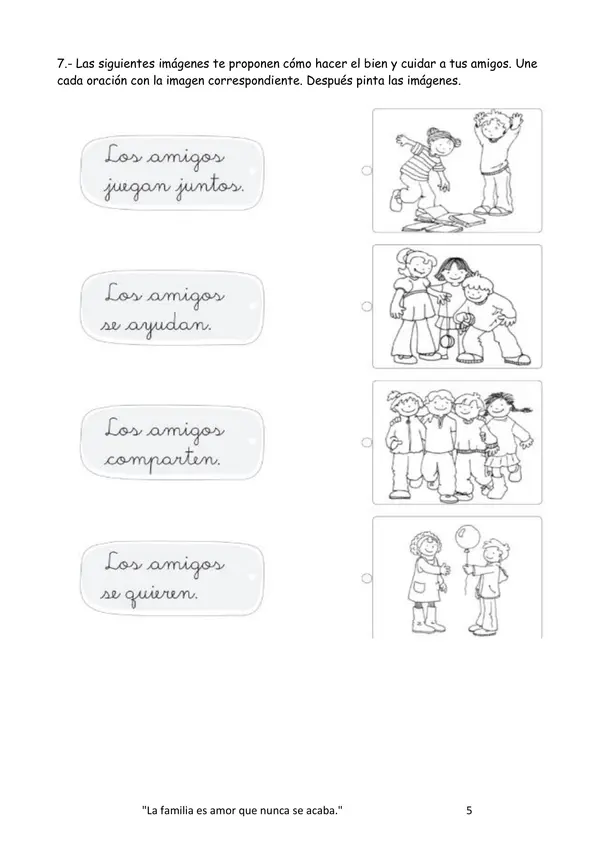 Unidad 3: Todos necesitamos del cuidado de los demás para poder vivir 