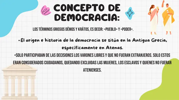 Educación ciudadana: Democracia