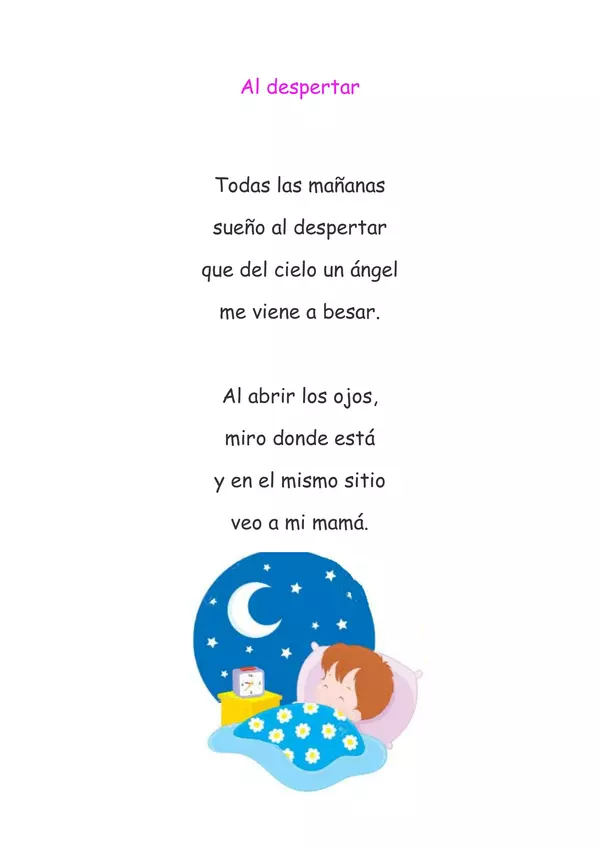 Poemas para el día de la madre