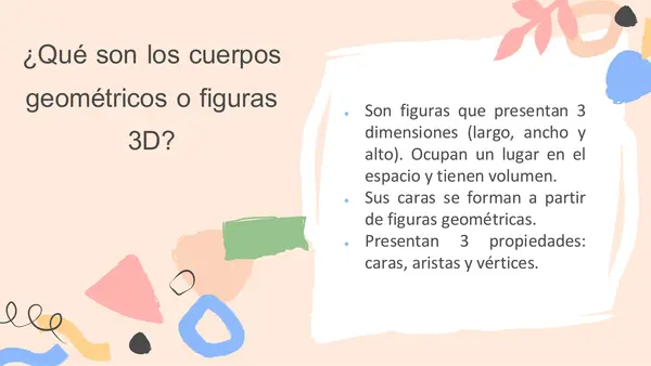 PPT CUERPOS GEOMÉTRICOS