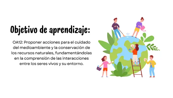 Cuidado del medioambiente: presentación educativa