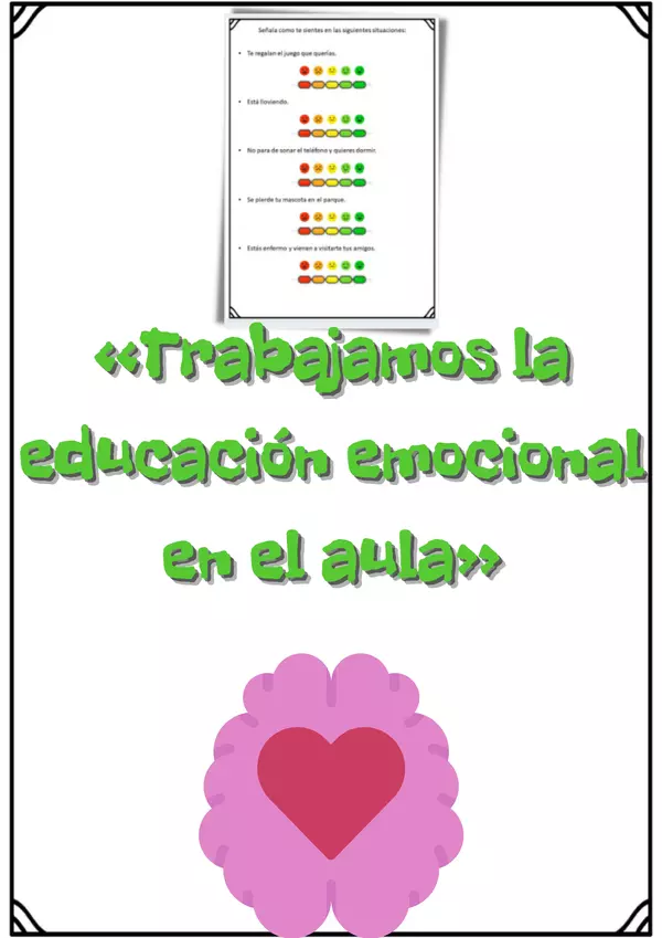 Actividad: «Trabajamos la educación emocional en el aula»