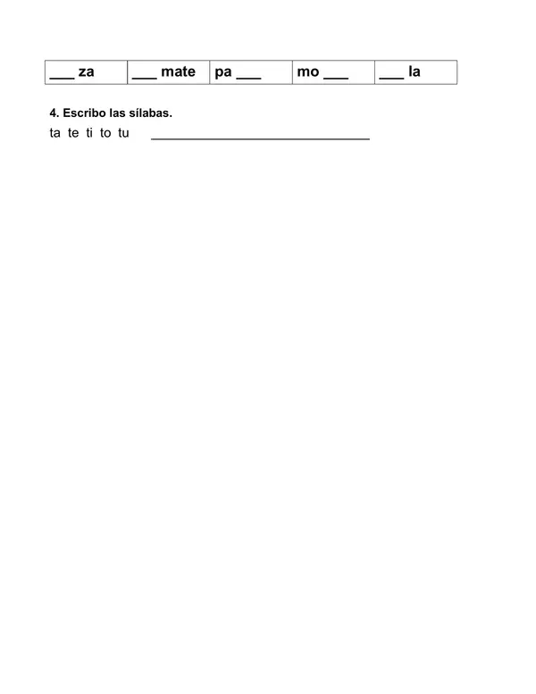Leo y escribo con S, T, V, R y RR: guía de Lenguaje 1° básico