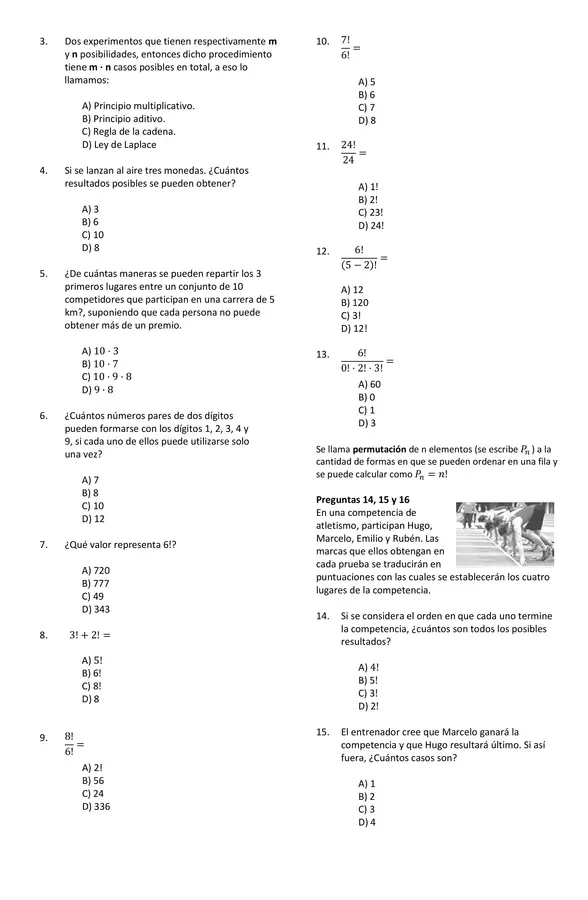 TÉCNICAS DE CONTEO