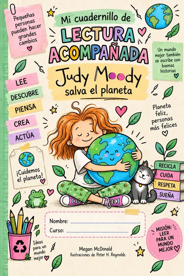 Cuadernillo lectura acompañada -  Judy Moody salva el planeta 🌎