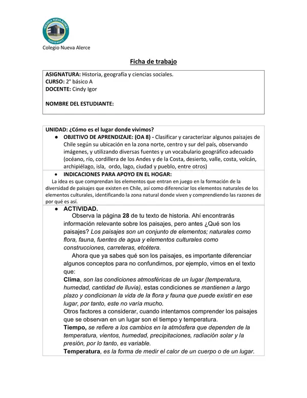 Guia de trabajo historia 2