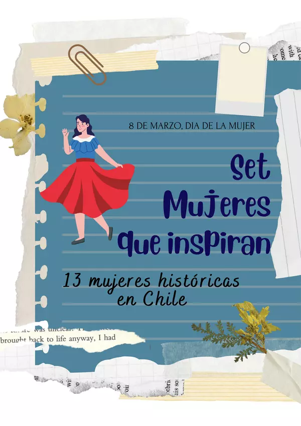 Mujeres y Chile. Actividad 8 de marzo, dia de la mujer.