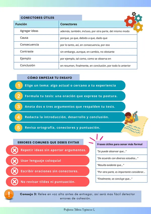 Cómo escribir un Ensayo Argumentativo