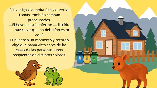 Clase  Exploración del Entorno Natural para niños y niñas de Kinder y Pre Kínder sobre el reciclaje